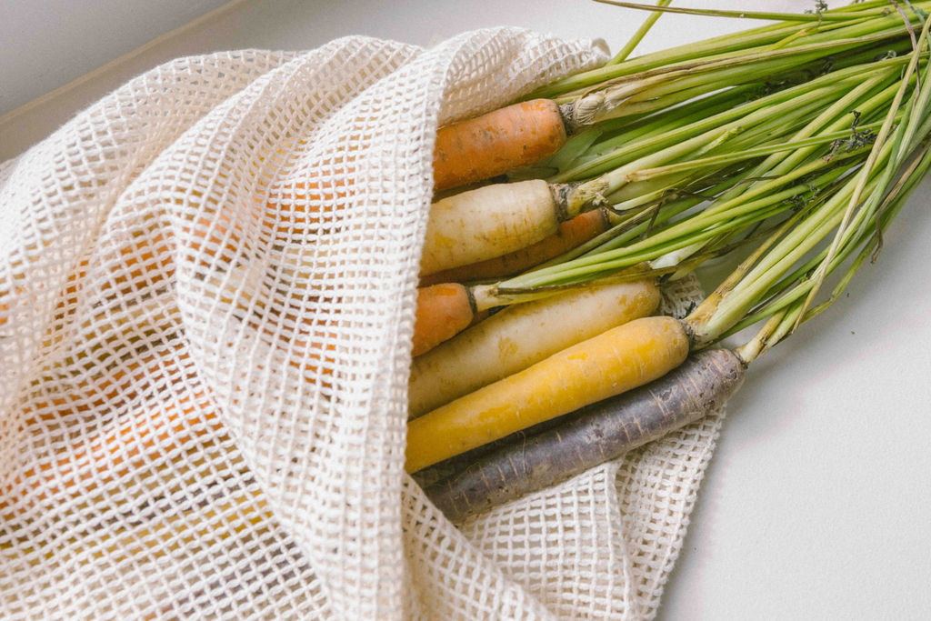 Individual Cotton Mesh Produce Bag