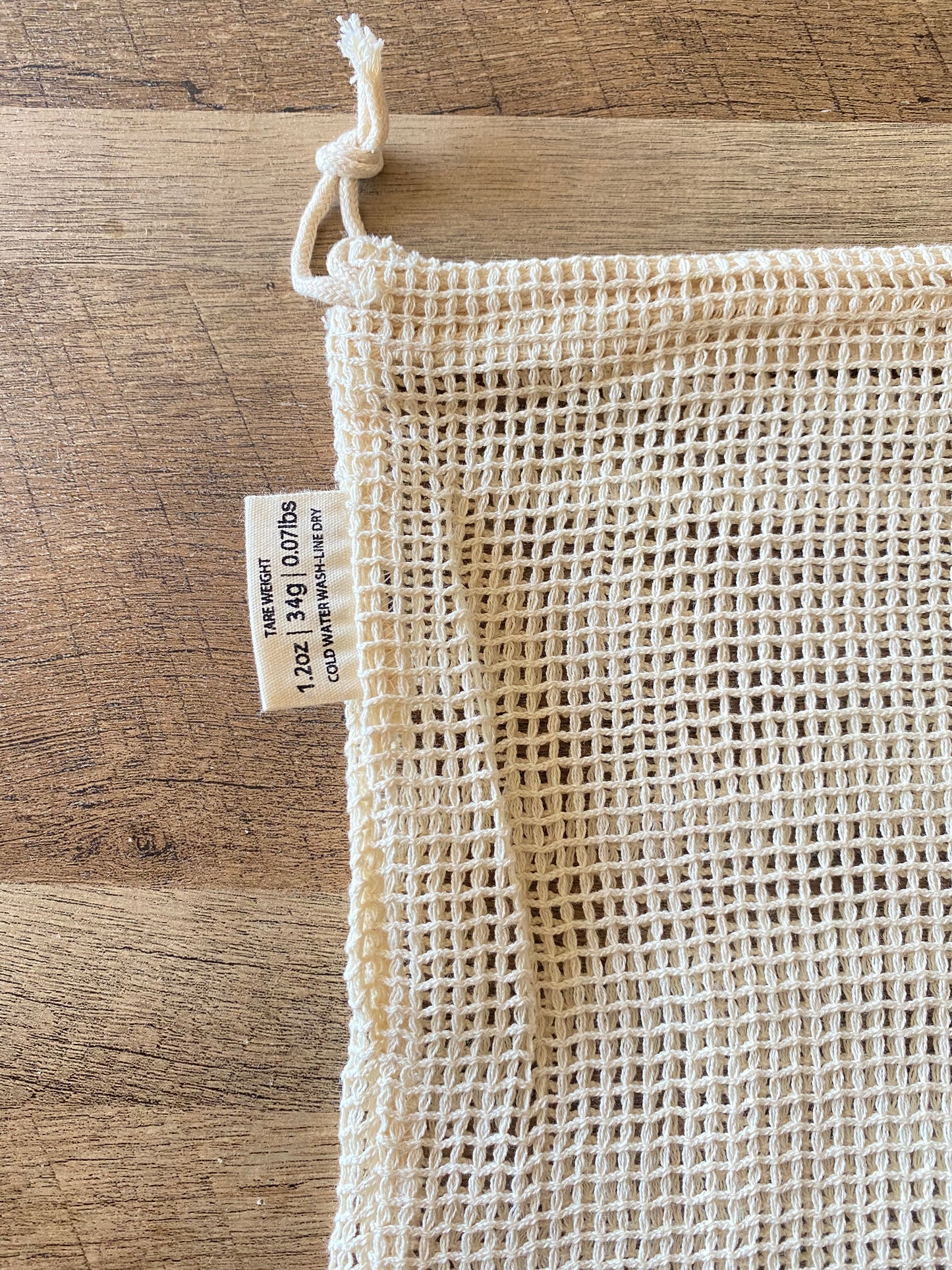 Individual Cotton Mesh Produce Bag